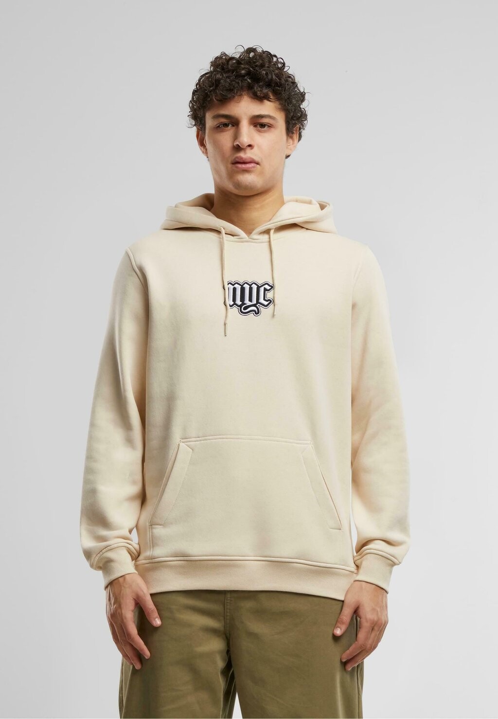 

Толстовка с капюшоном NYC OLD ENGLISH WORDING HOODY Mister Tee, песочный