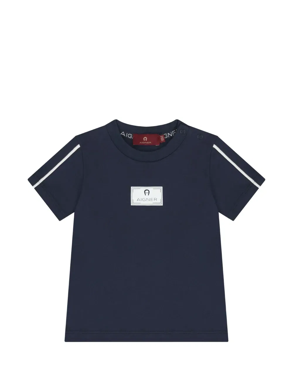 Футболка в полоску Aigner Kids, синий
