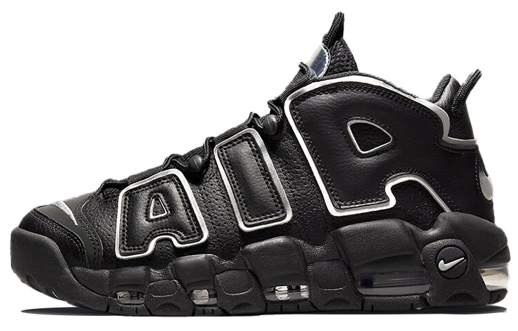 

Nike Air More Uptempo черный серебристый (женские)