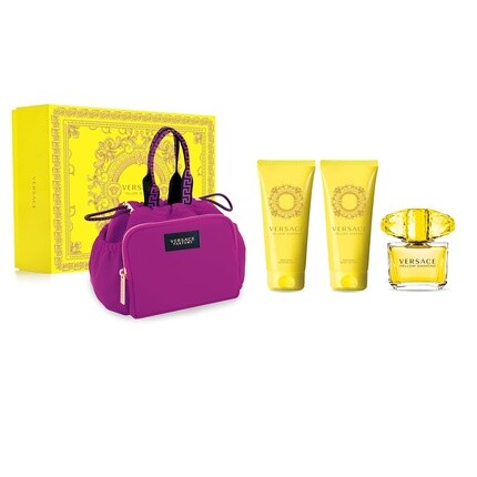 

Versace Yellow Diamond Eau de Toilette 90ml Shower Gel 100ml Body Lotion 100ml Handbag, Желтый, Versace Yellow Diamond Eau de Toilette 90ml Shower Gel 100ml Body Lotion 100ml Handbag