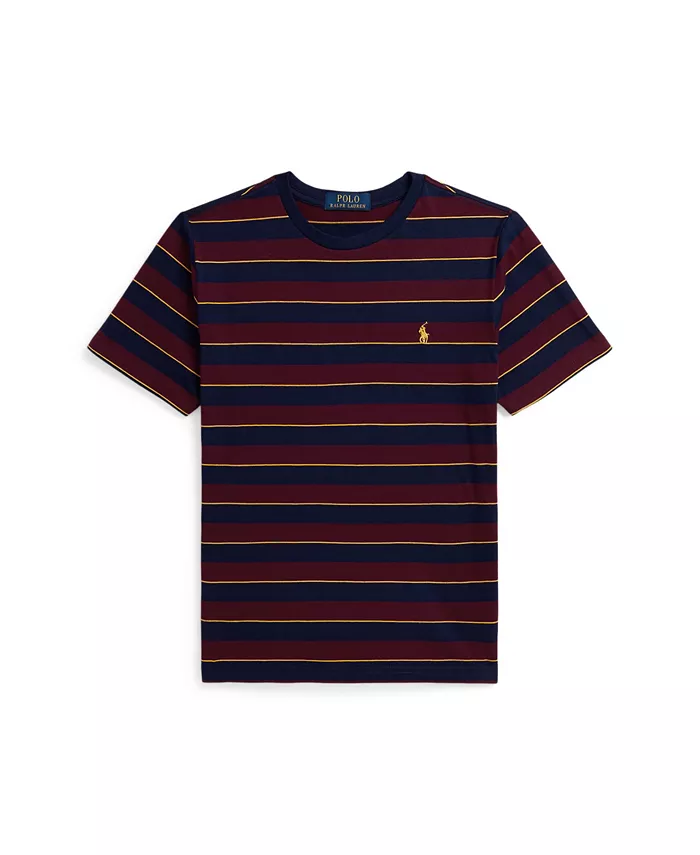 

Футболка из хлопкового джерси в полоску для больших мальчиков Polo Ralph Lauren, мультиколор