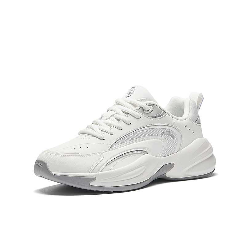 Кроссовки ANTA Lifestyle Shoes Men Low-top Papyrine/Chip Grey, серый — фото 2