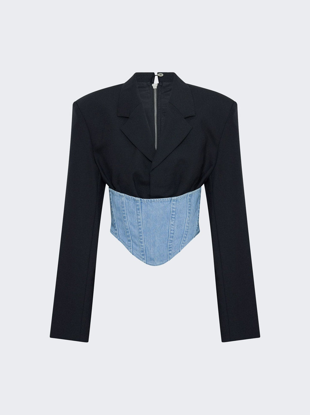 

Блейзер с плавающим корсетом Dion Lee, черный