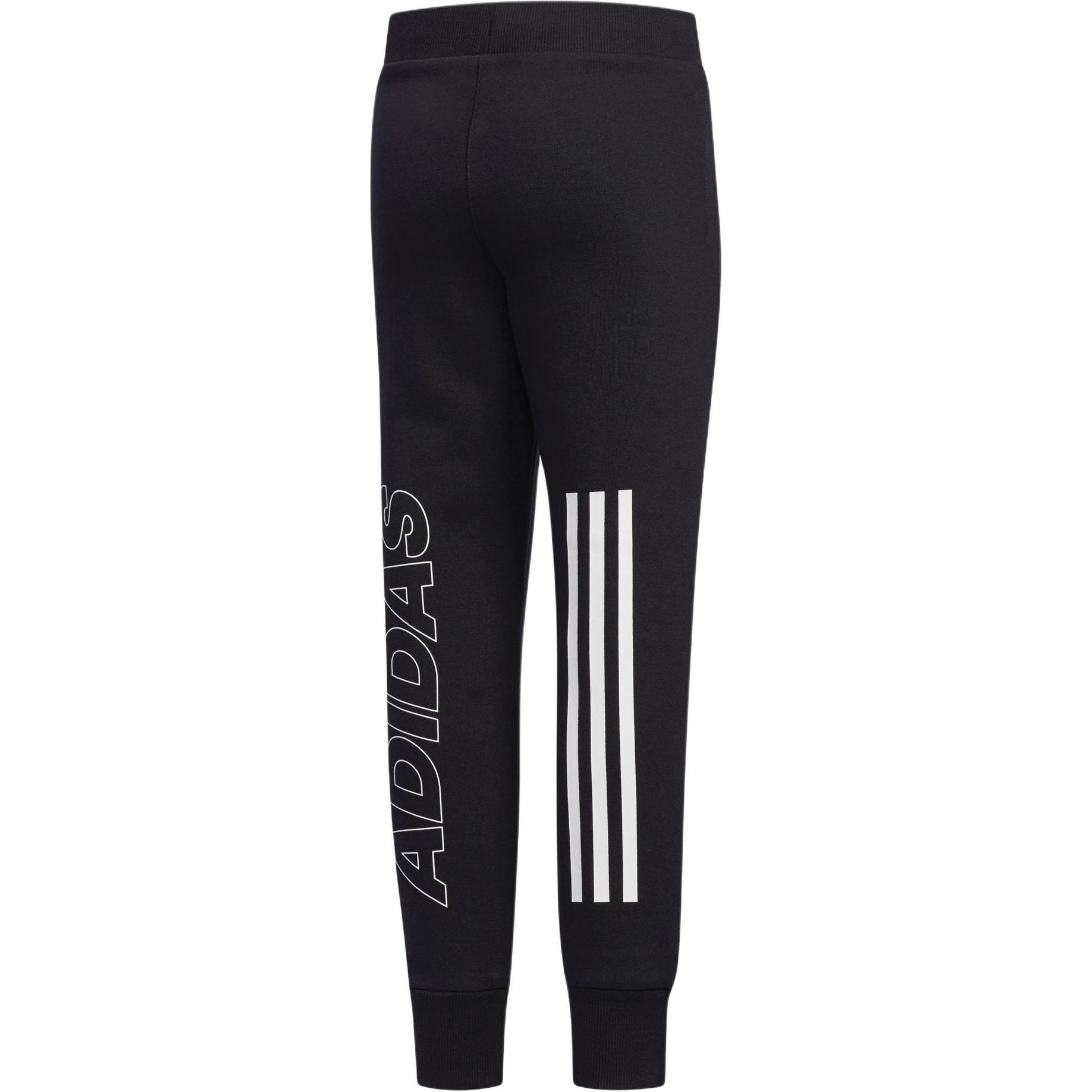 Adidas Черные вязаные спортивные штаны для подростков — фото 3