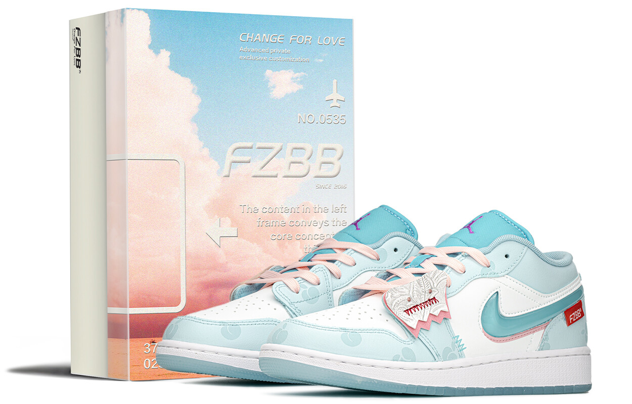 

Кроссовки Air Jordan 1 Vintage Basketball Shoes Women's Low-top Blue/pink, голубой, Синий, Кроссовки Air Jordan 1 Vintage Basketball Shoes Women's Low-top Blue/pink, голубой