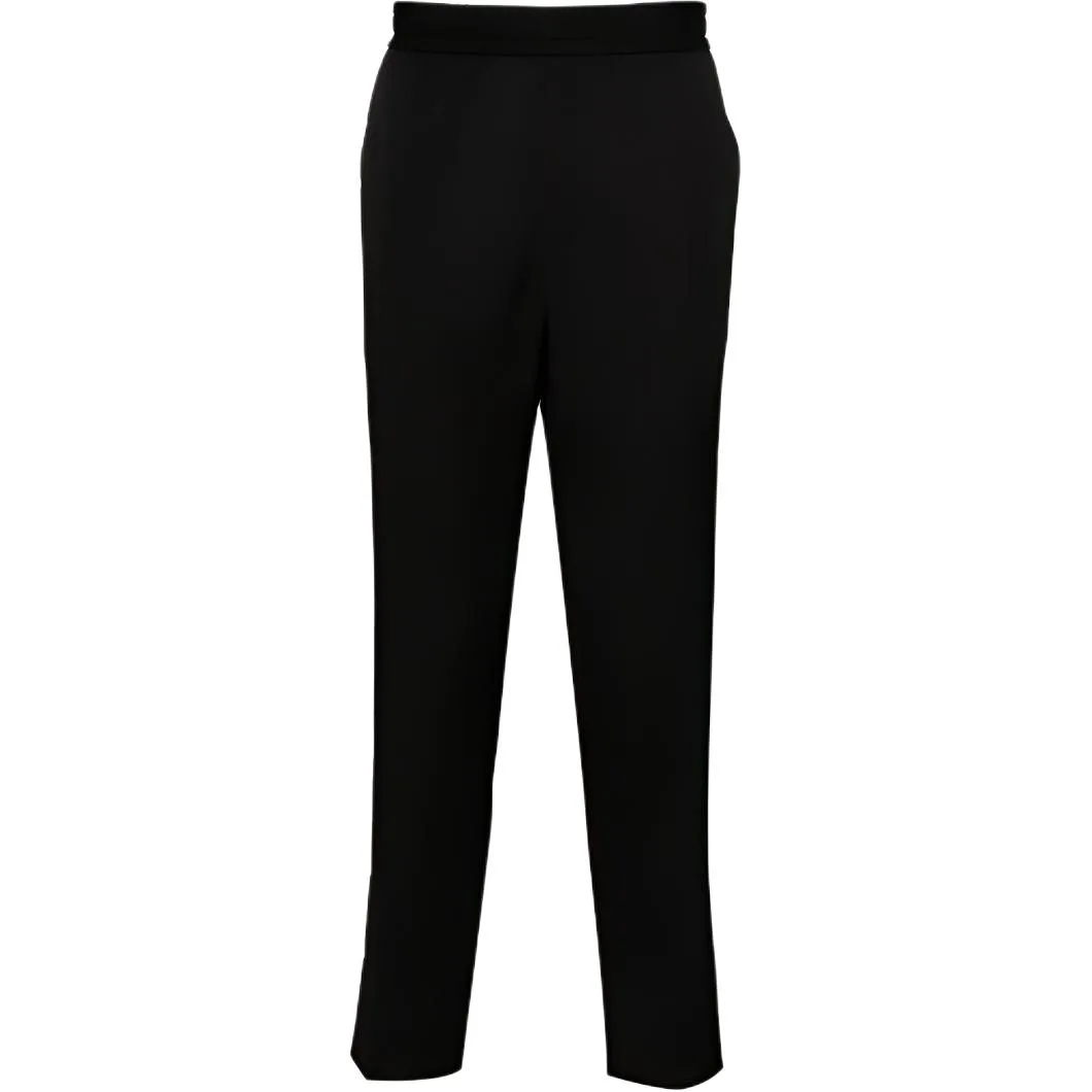 Брюки прямого кроя с логотипом Deluxe Brand Golden Goose, черный