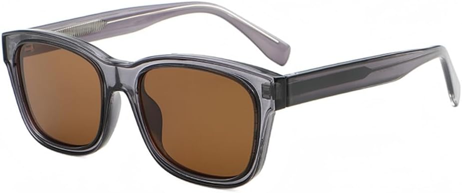 

Ретро-солнцезащитные очки для мужчин, большая оправа, панк-стиль, с эффектом пропионовой кислоты, для женщин, для путешествий и вечеринок, защита от ультрафиолета UV400 HCPIHF, C04 Gray