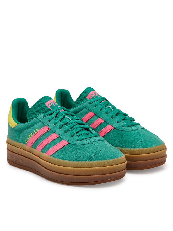 Кроссовки Gazelle Bold JH9668 Adidas, зеленый — фото 2
