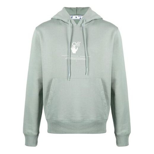 

Толстовка ss21 graffiti logo printing green Off-White, зеленый