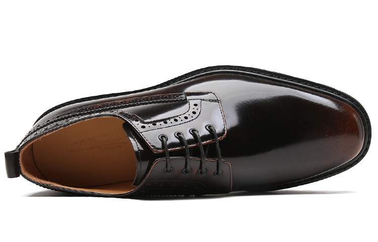 Туфли мужские Men"s Casual Men Low-Top Yellow-brown S.T.Dupont — фото 3