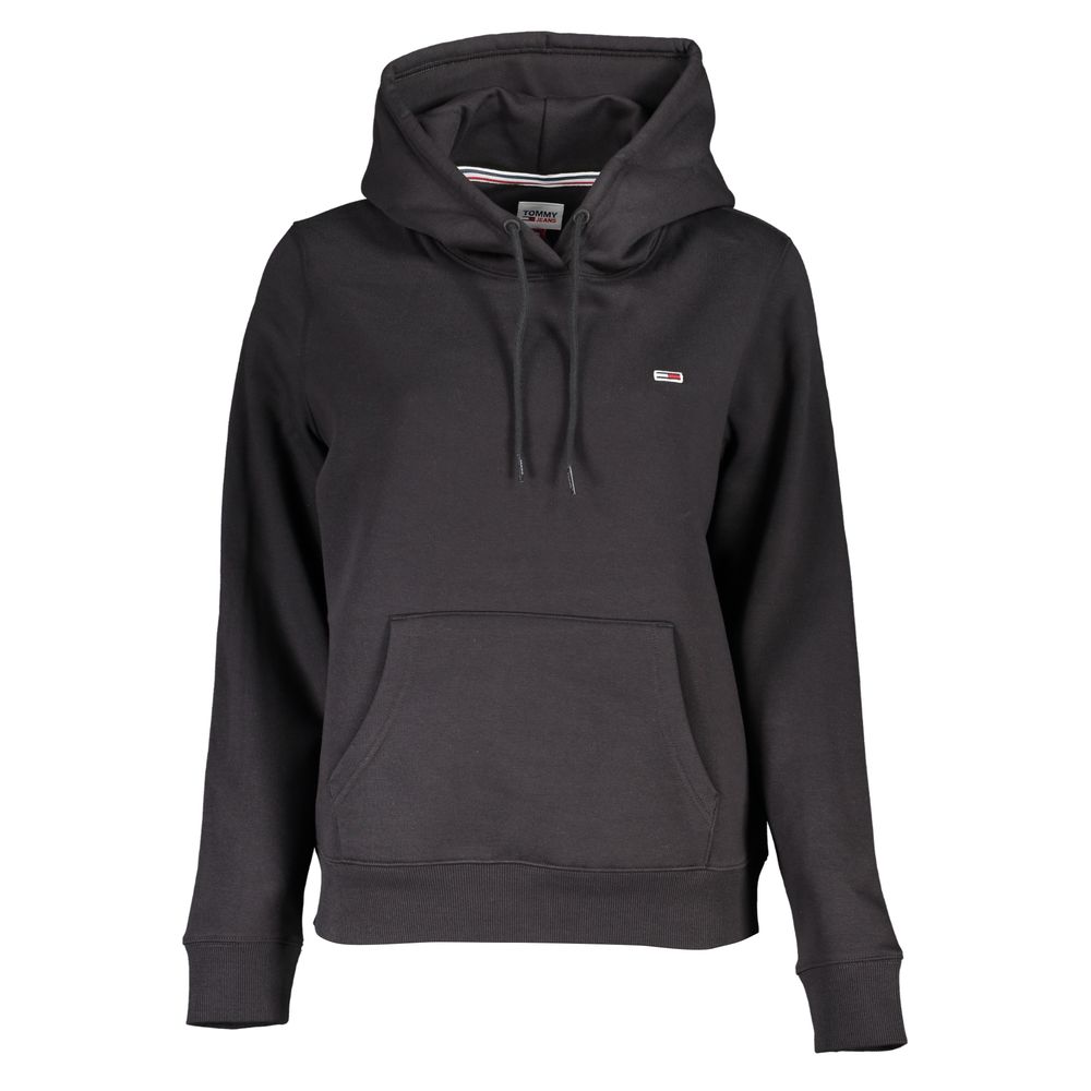 

Черный хлопковый женский свитер Tommy Hilfiger