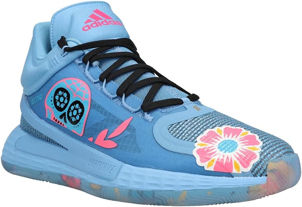 Кроссовки Adidas для взрослых унисекс D Rose 11, синий/голубой/светло-голубой — фото 2