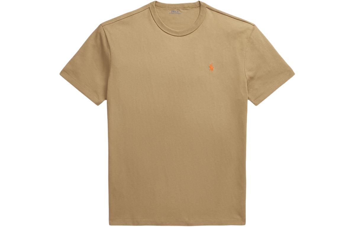Polo Pony Cotton Polo Shirt Polo Ralph Lauren, хаки — фото 3