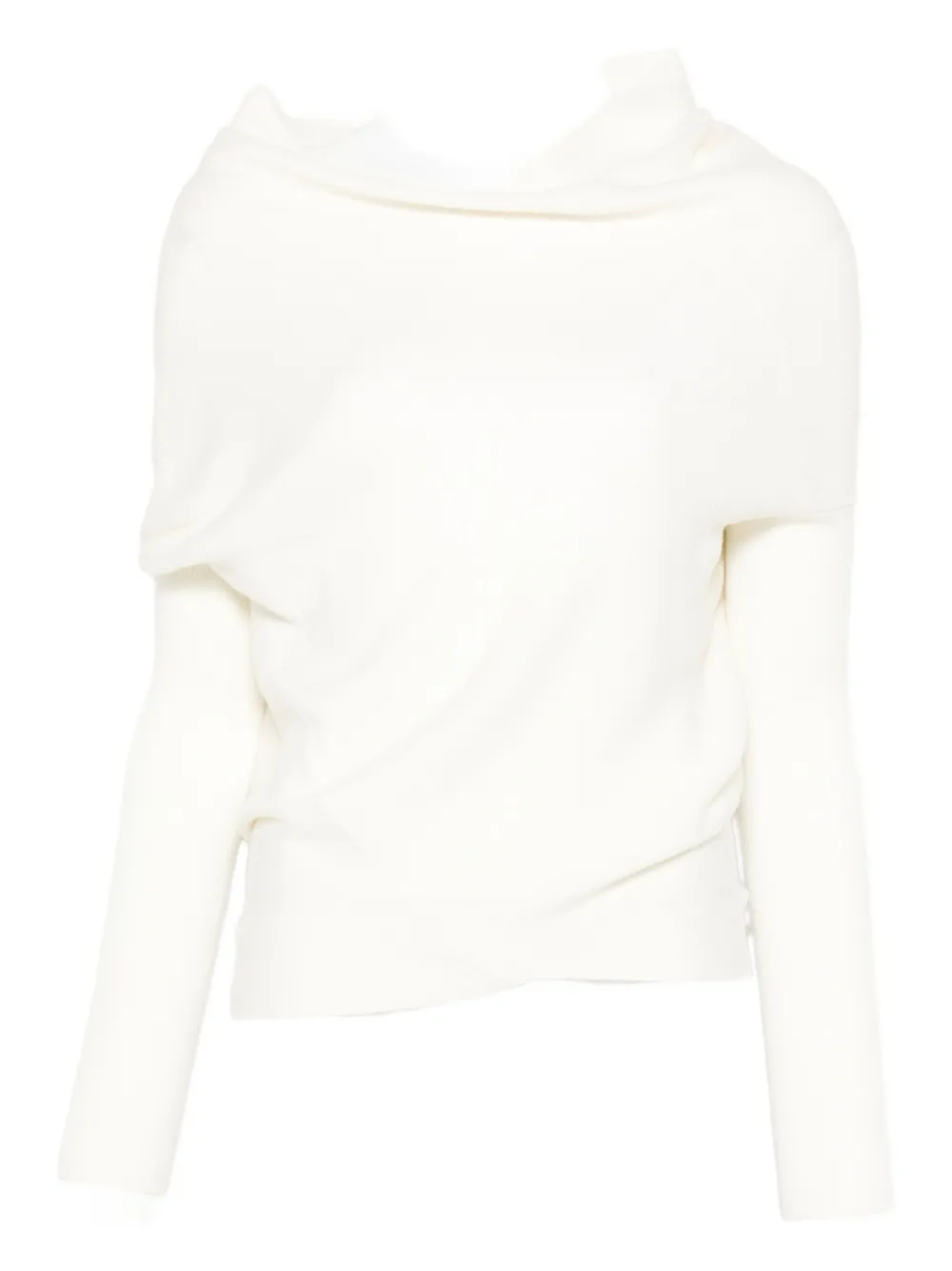 

Свитер с открытыми плечами P.A.R.O.S.H., нейтральный