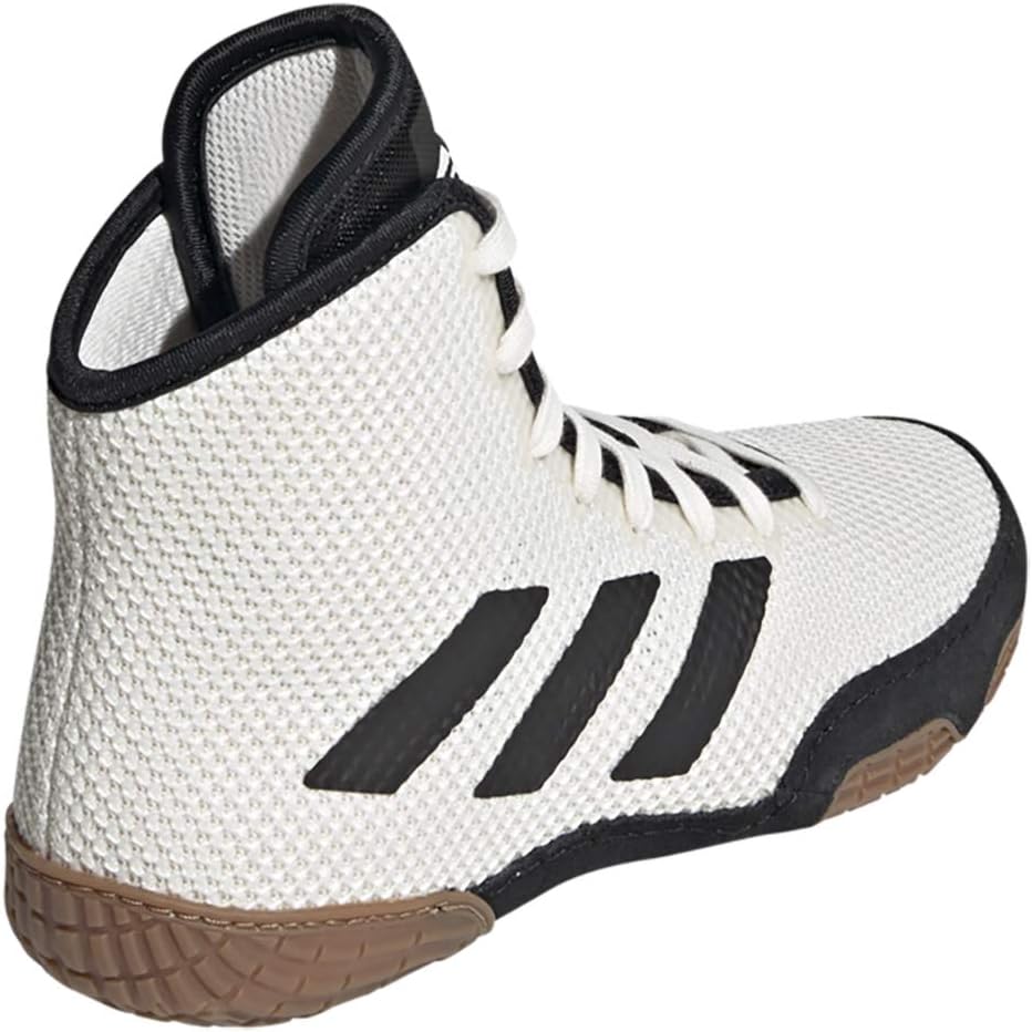 Детские борцовские кроссовки adidas Unisex-Child Tech Fall 2.0, белый/черный — фото 3