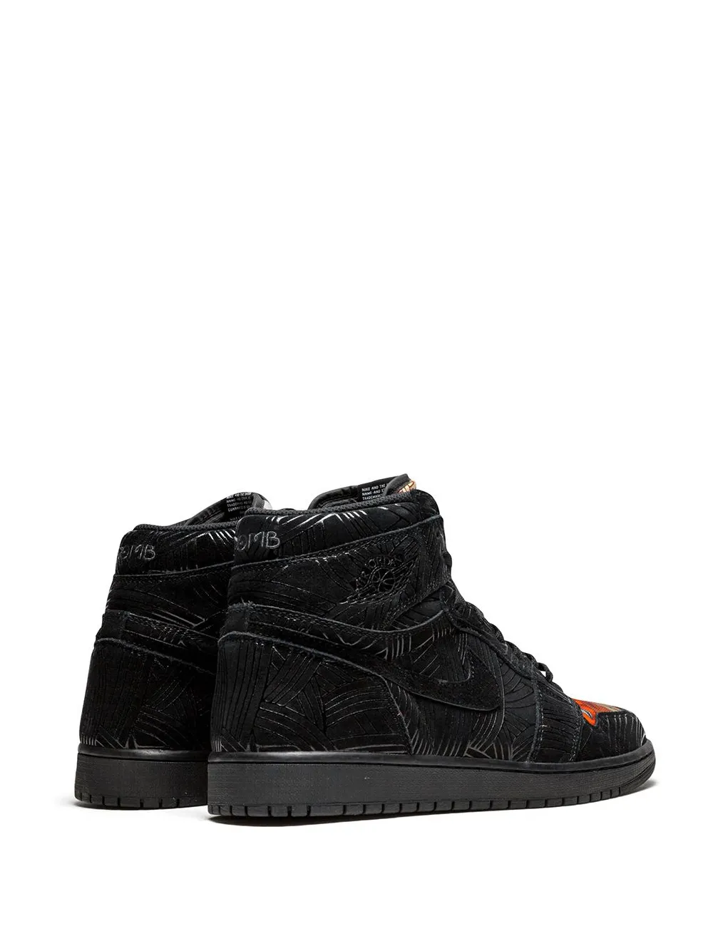 Высокие кроссовки Air Jordan 1 Retro, черный — фото 3