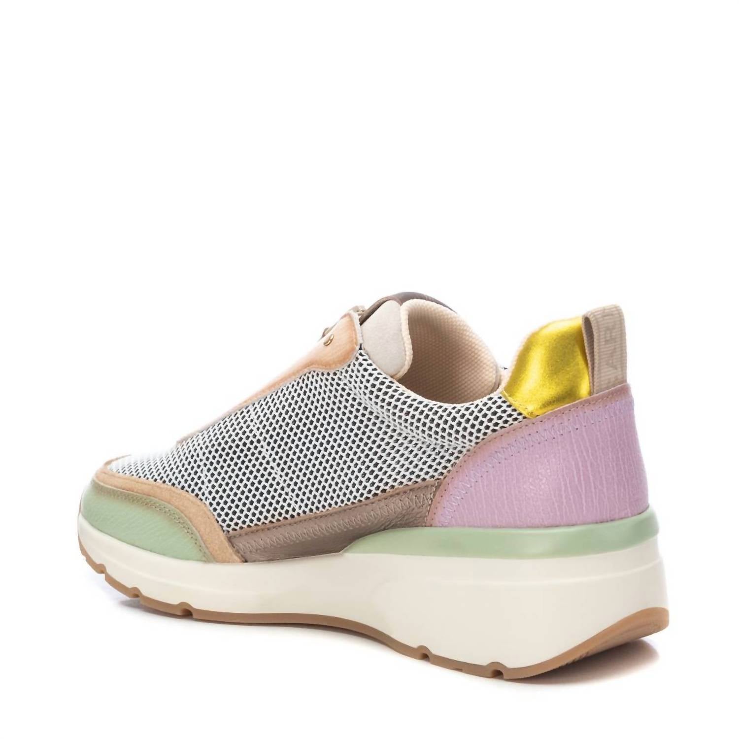 Женские кожаные кроссовки Trainers в цвете аква Xti, Aqua — фото 3
