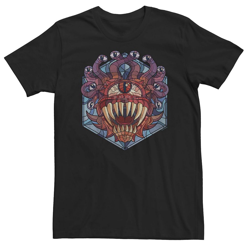 

Футболка из витража Big & Tall Dungeons And Dragons Beholder Licensed Character, черный