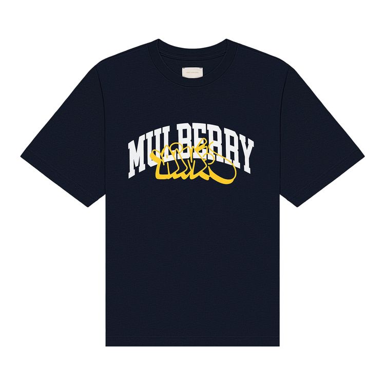 

Футболка Aimé Leon Dore Mulberry Throwie Tee 'Navy Blazer', синий