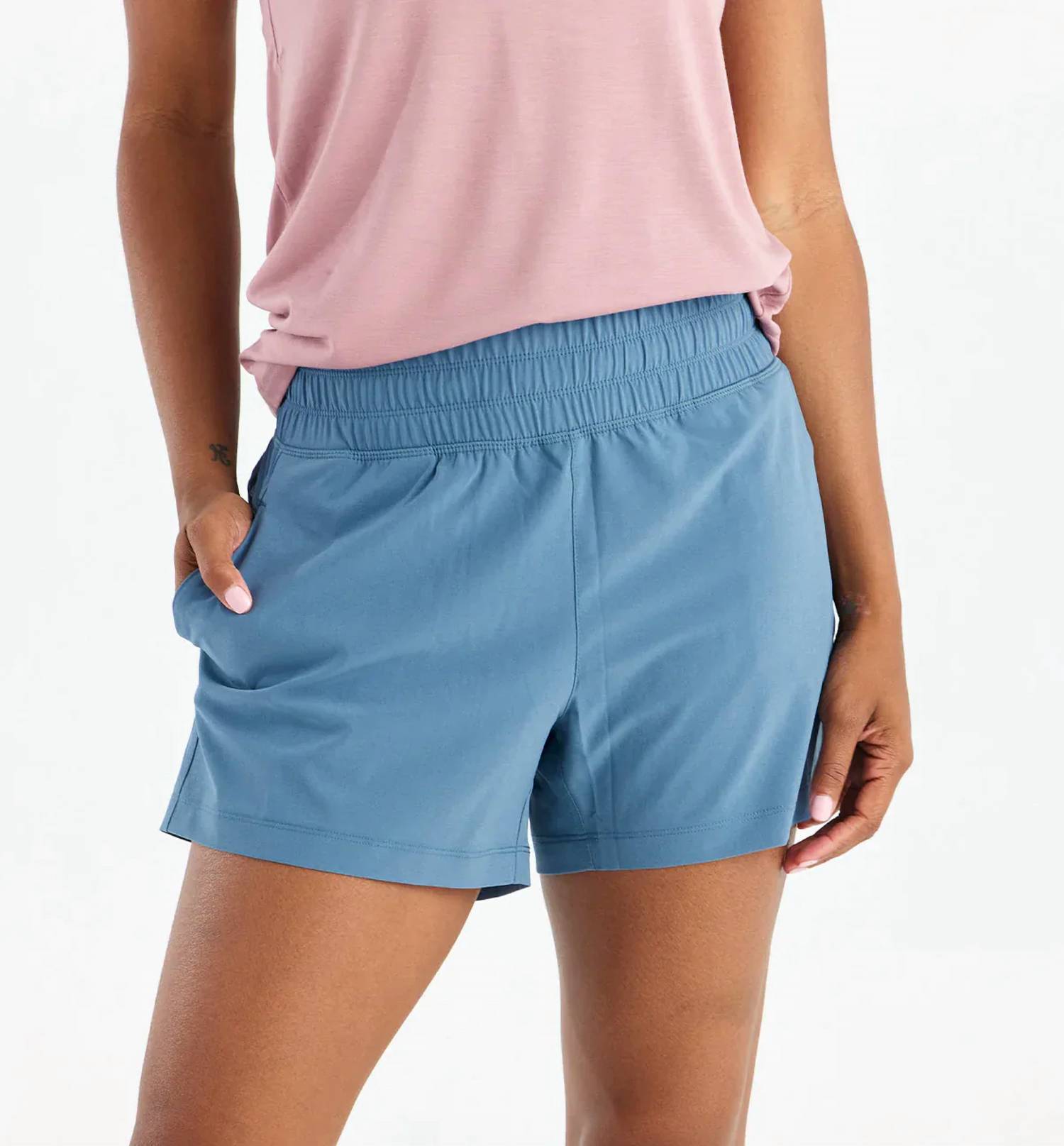 

Короткие шорты Pull-On Breeze в цвете Pacific Blue FREE FLY
