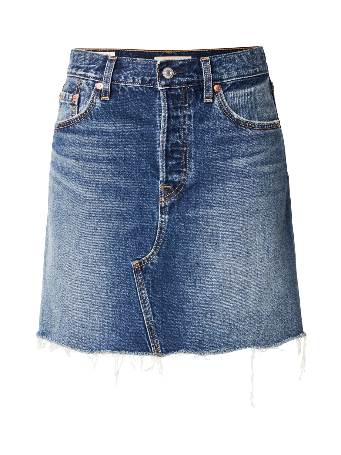 LEVI'S Юбка 'Deconstructed Skirt' в синем дениме