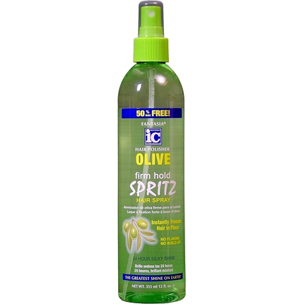 

Средство для полировки волос Olive Strong Hold Spritz 355 мл Fantasia
