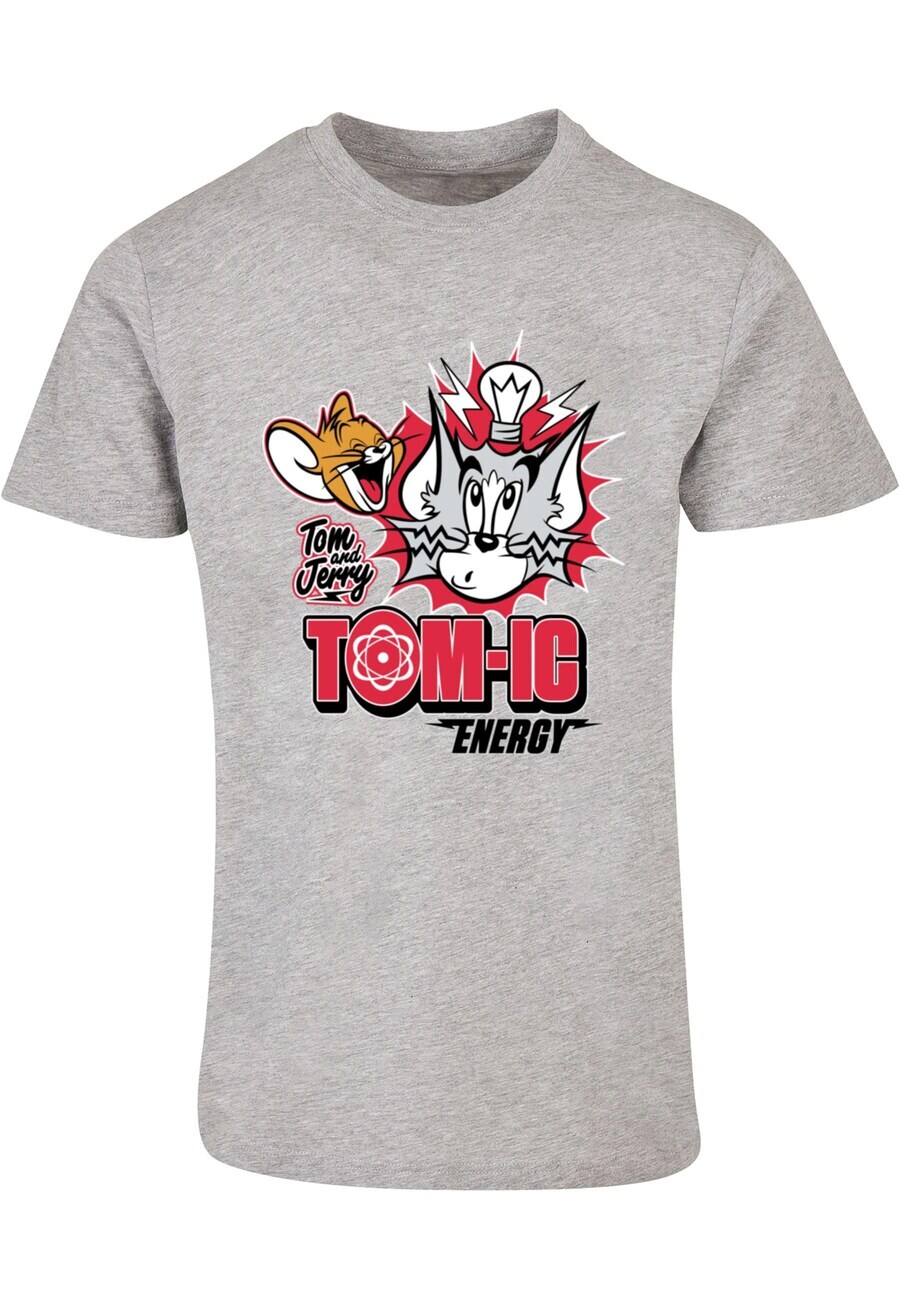 

Классическая футболка ABSOLUTE CULT Shirt Tom and Jerry - Tomic Energy, серый