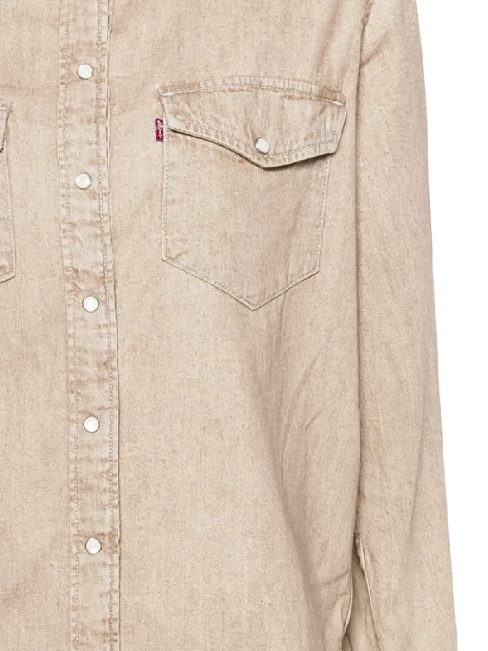 Рубашка с накладными карманами Levi'S, нейтральный — фото 3