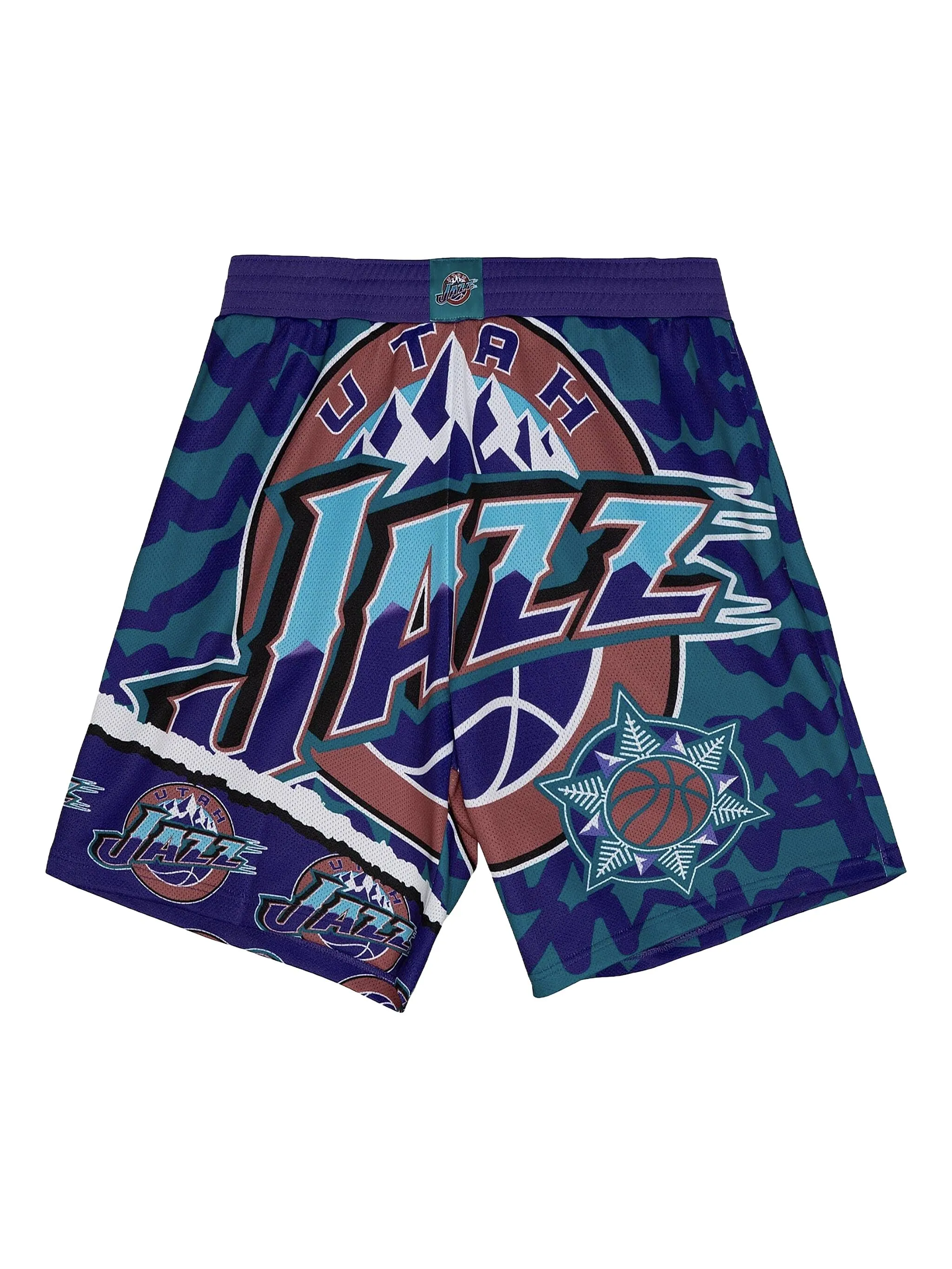 

Шорты NBA Utah Jazz Jumbotron 2.0 Mitchell & Ness, синий