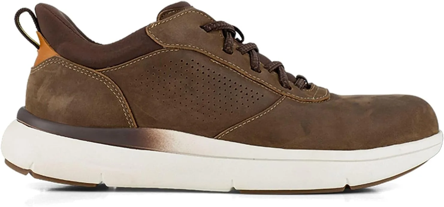 Мужские рабочие ботинки Florsheim Fleet Work с низким носком из композитного материала Florsheim Work, коричневый