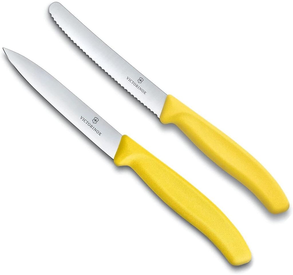 

Нож для овощей Victorinox Нож для томатов Швейцарский классический набор из 2 шт. (желтый) Victorinox Swiss Army