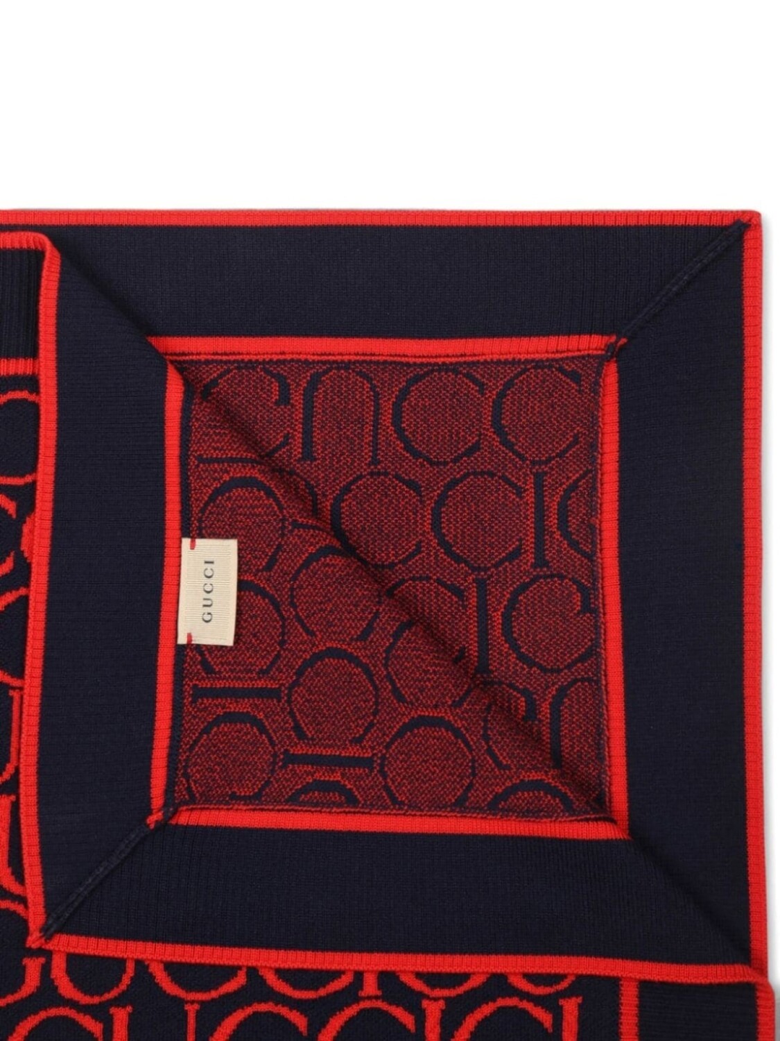 

Жаккардовое одеяло Gucci Kids, синий