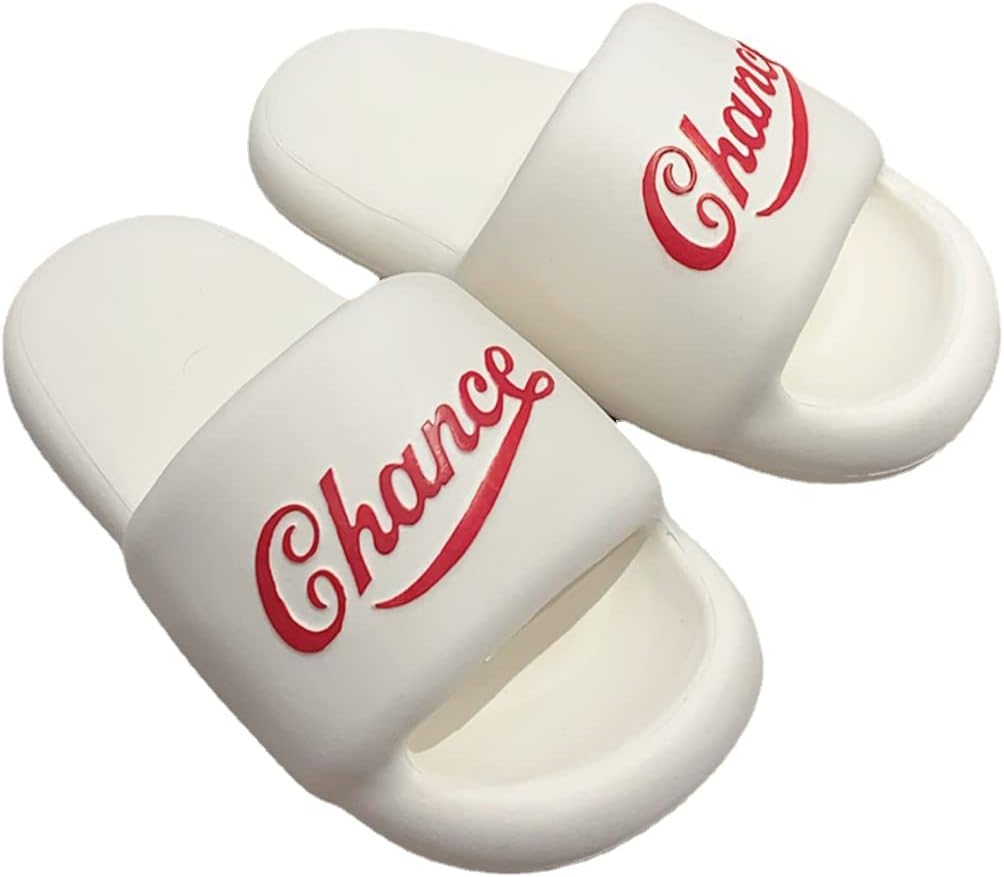 

Тапочки-подушки CEINOM для женщин и мужчин, для душа и ванной, с открытым носком, супер мягкая толстая подошва, домашние шлепанцы для дома, белый