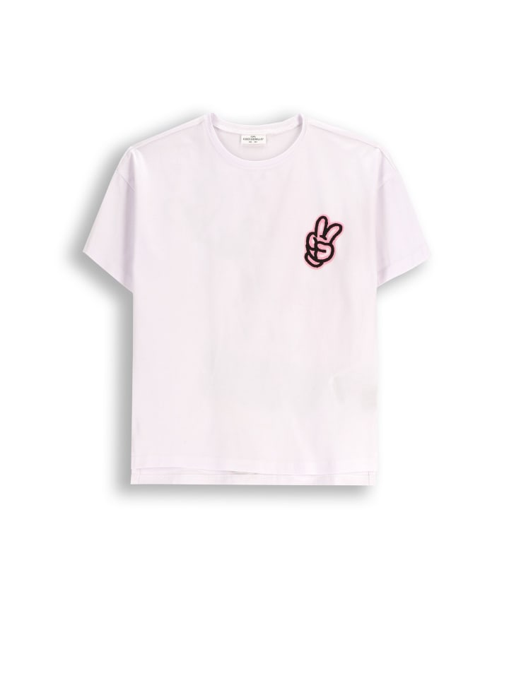 

Белая футболка с короткими рукавами Coccodrillo, Белый, Белая футболка с короткими рукавами Coccodrillo