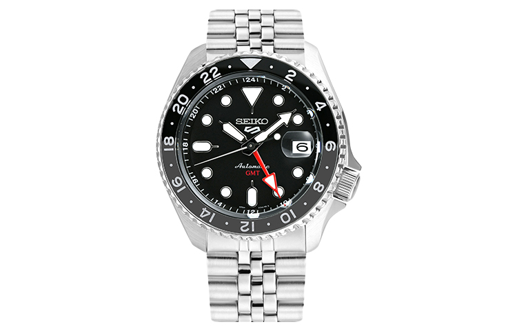 

SEIKO Часы Classic Cans 5 Collection Mechanical Movement Stainless Steel Strap Watch Men's Watch Black Dial