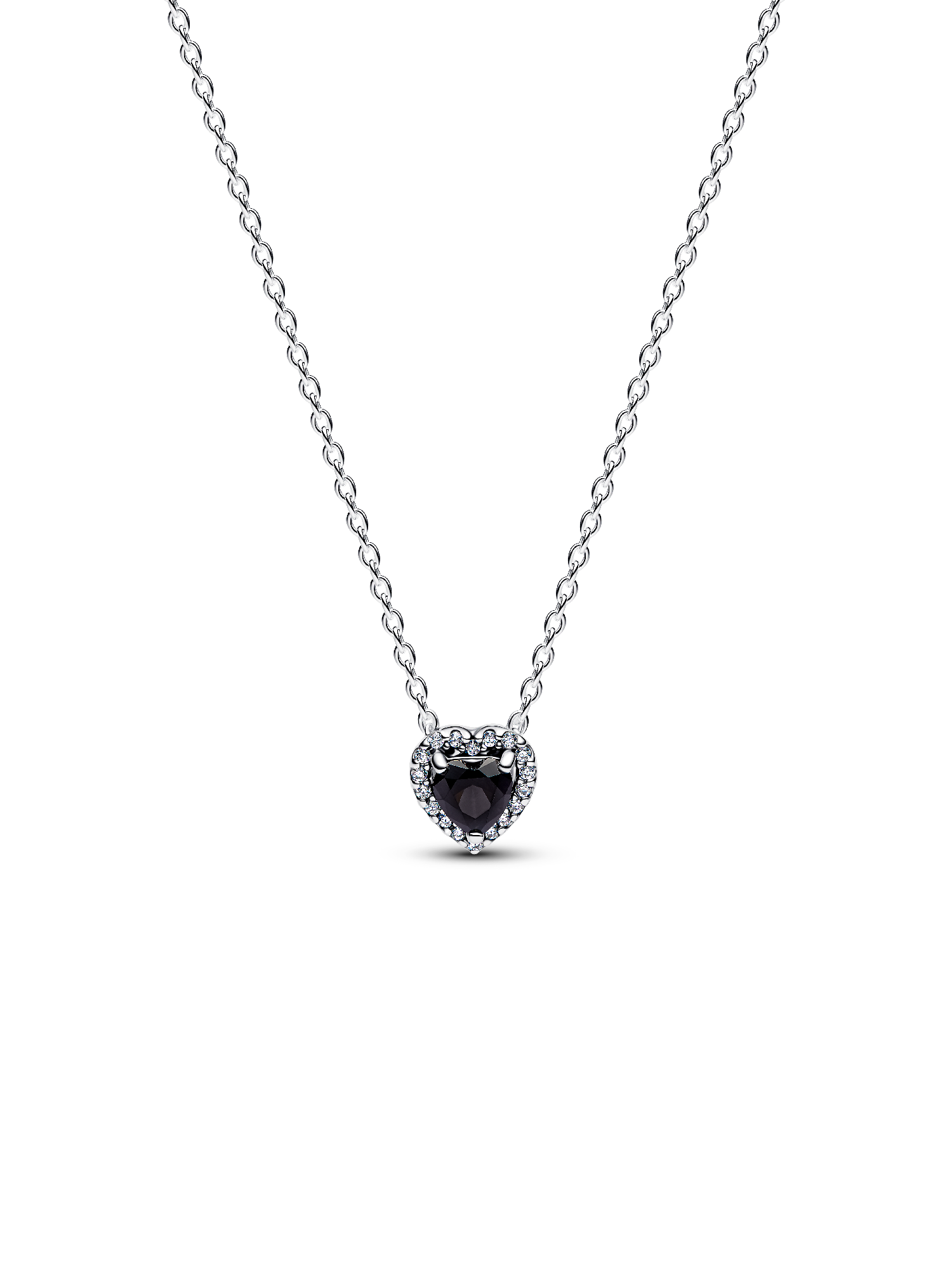 

Ожерелье-колье Приподнятое сердце Pandora, серебро 925 пробы