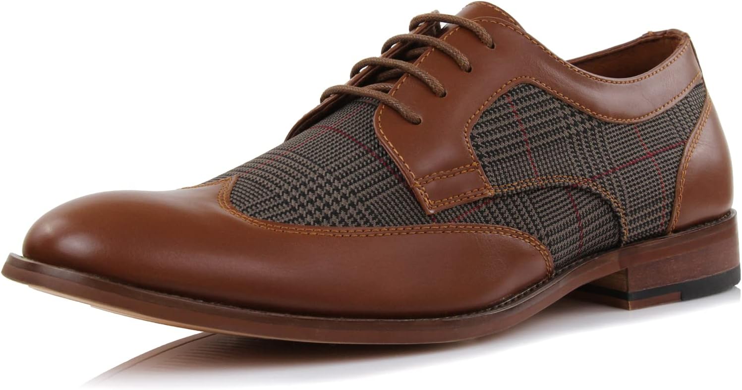 

Мужские оксфорды Ferro Aldo с крыльями, Классические броги и двухцветные модели Spectator, Формальная обувь для свадьбы, бизнеса и вечеринок, коричневый