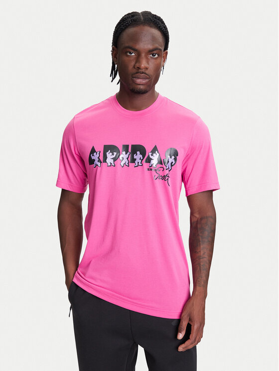 

Футболка обычного кроя Jeremy Scott JL7619 Adidas, розовый