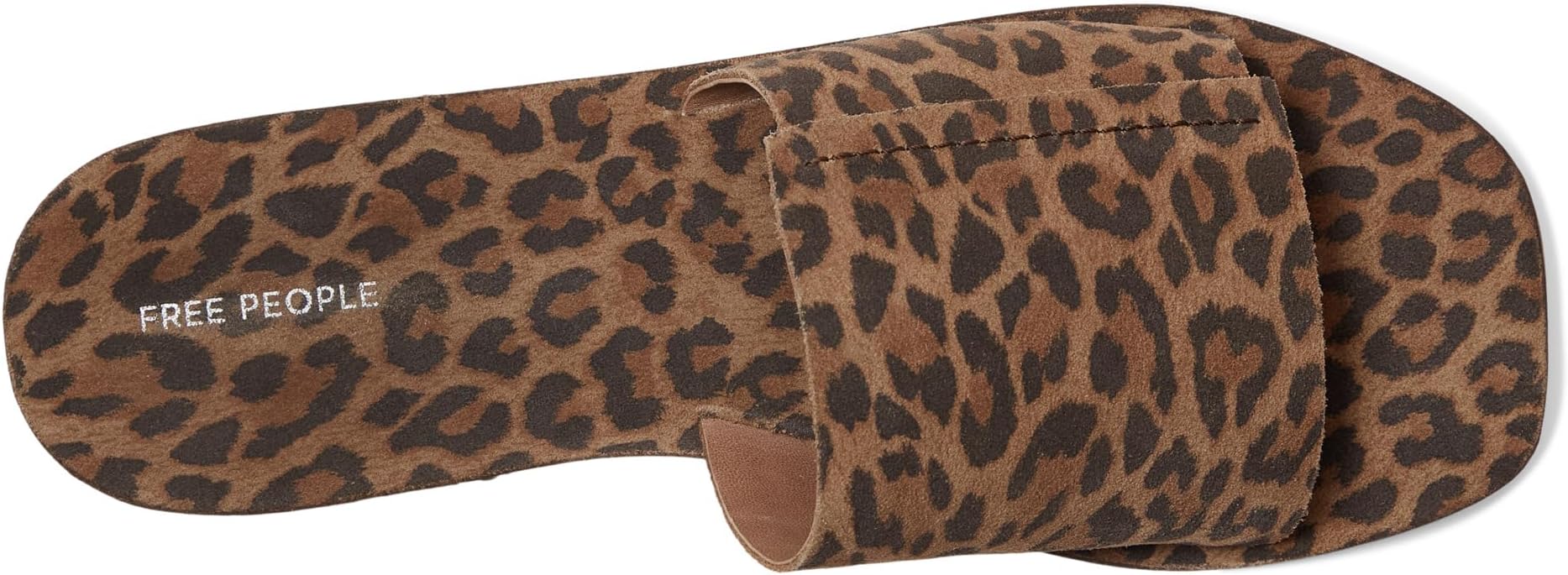 Сандалии Free People Verona Slide Sandals, цвет Chestnut Leopard — фото 2