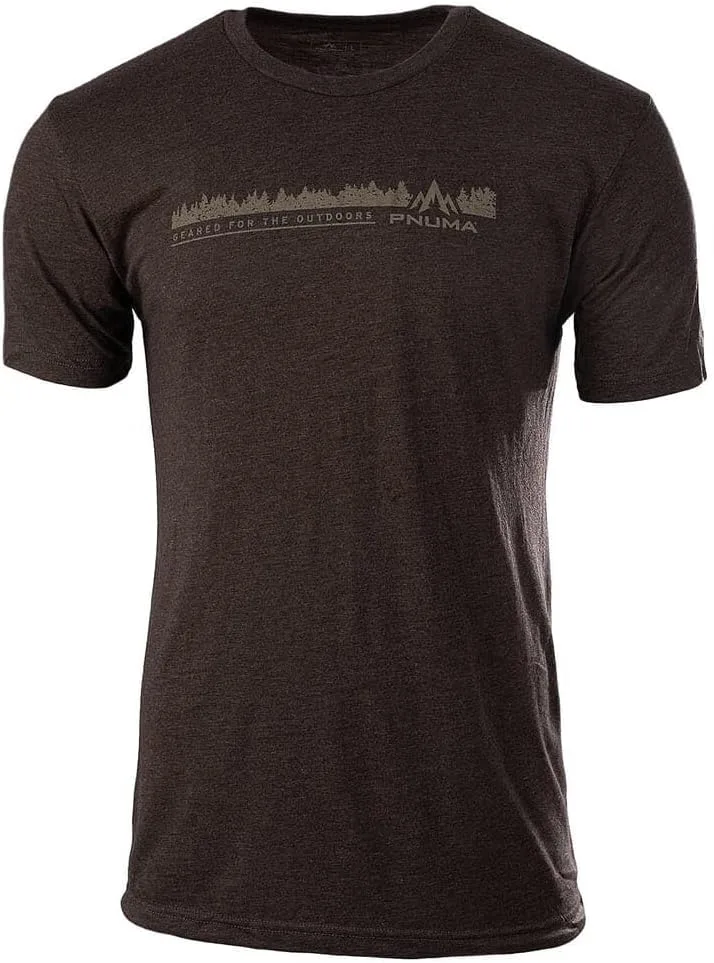 

Pnuma Outdoors Lifestyle Tree Line Tee, Indigo, Athletic Fit