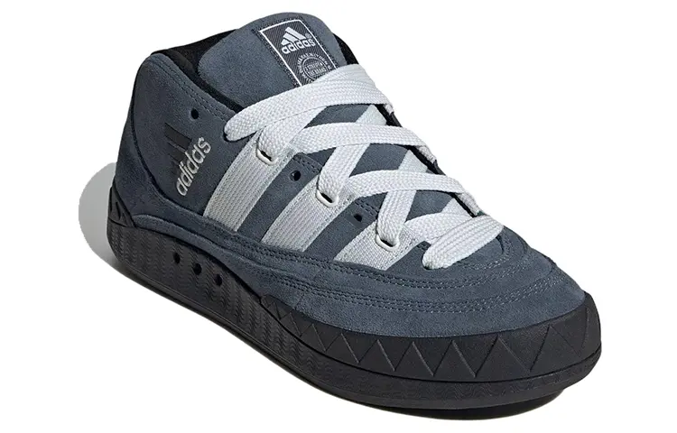 Мужские кроссовки для скейтбординга adidas originals Adimatic, Синий/Белый — фото 3