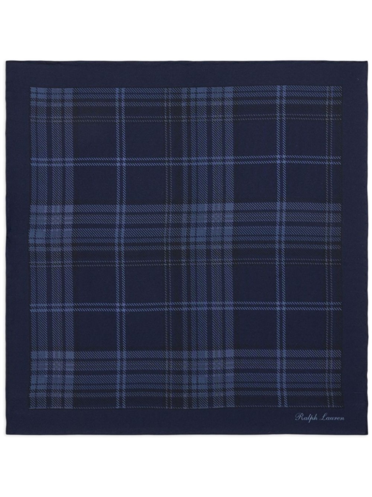 

Платок-паше в клетку Ralph Lauren Purple Label, синий