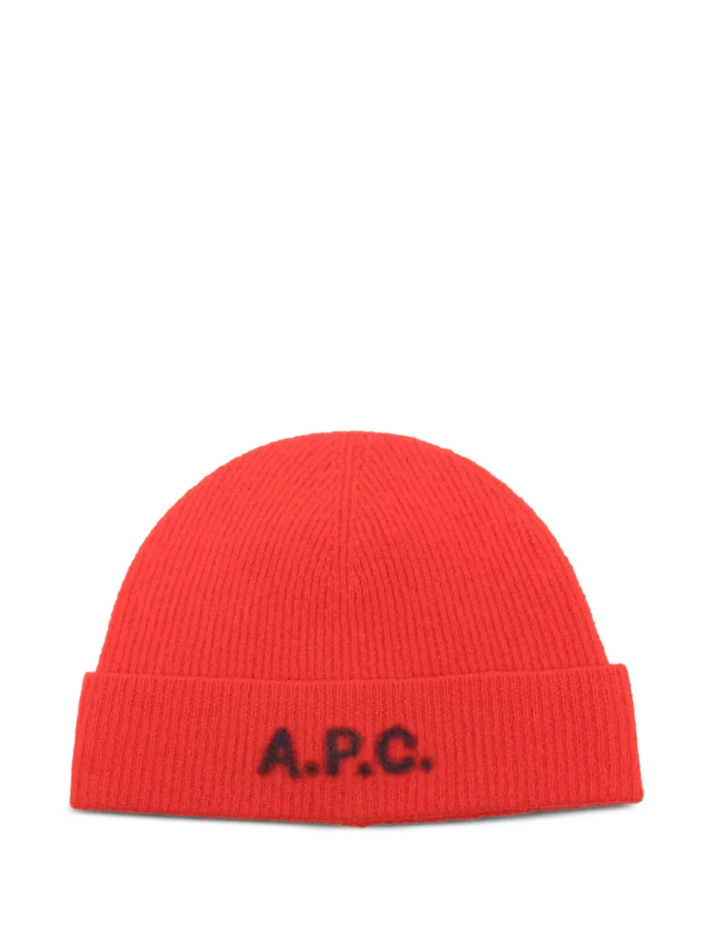 

Шапка бини с логотипом A.P.C., красный