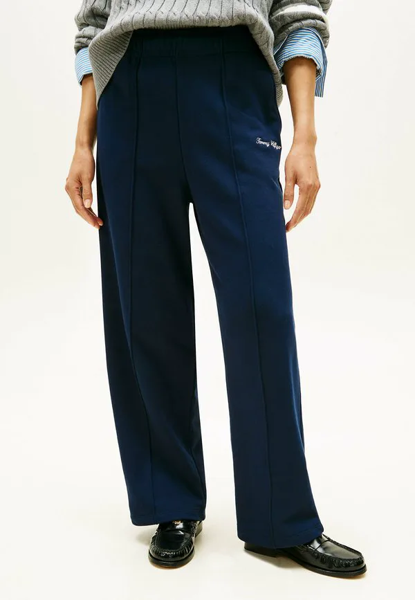 Спортивные брюки с широкими штанинами и вышивкой логотипа Tommy Hilfiger, Dark Blue
