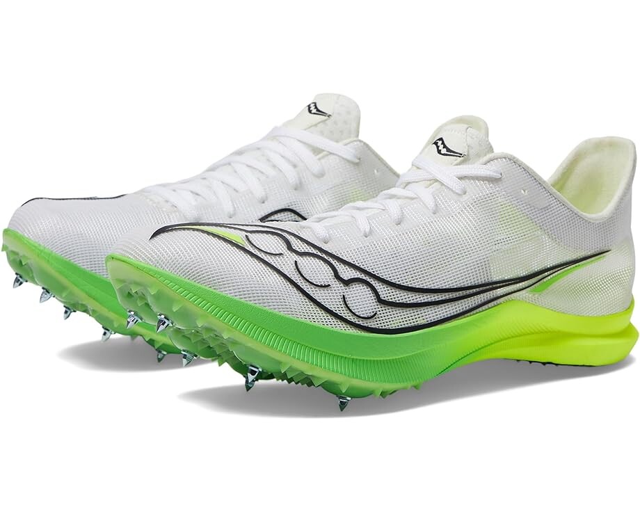 

Кроссовки Saucony Endorphin Cheetah, цвет White/Slime
