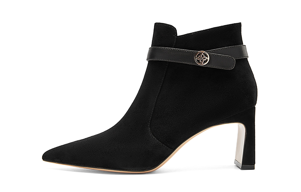 NINE WEST Розовые женские ботильоны, цвет Pink — фото 3