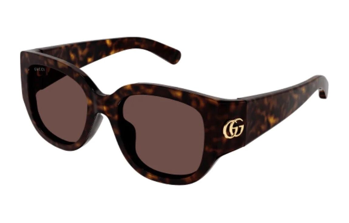 

Очки солнцезащитные женские Gucci, коричневый / черный