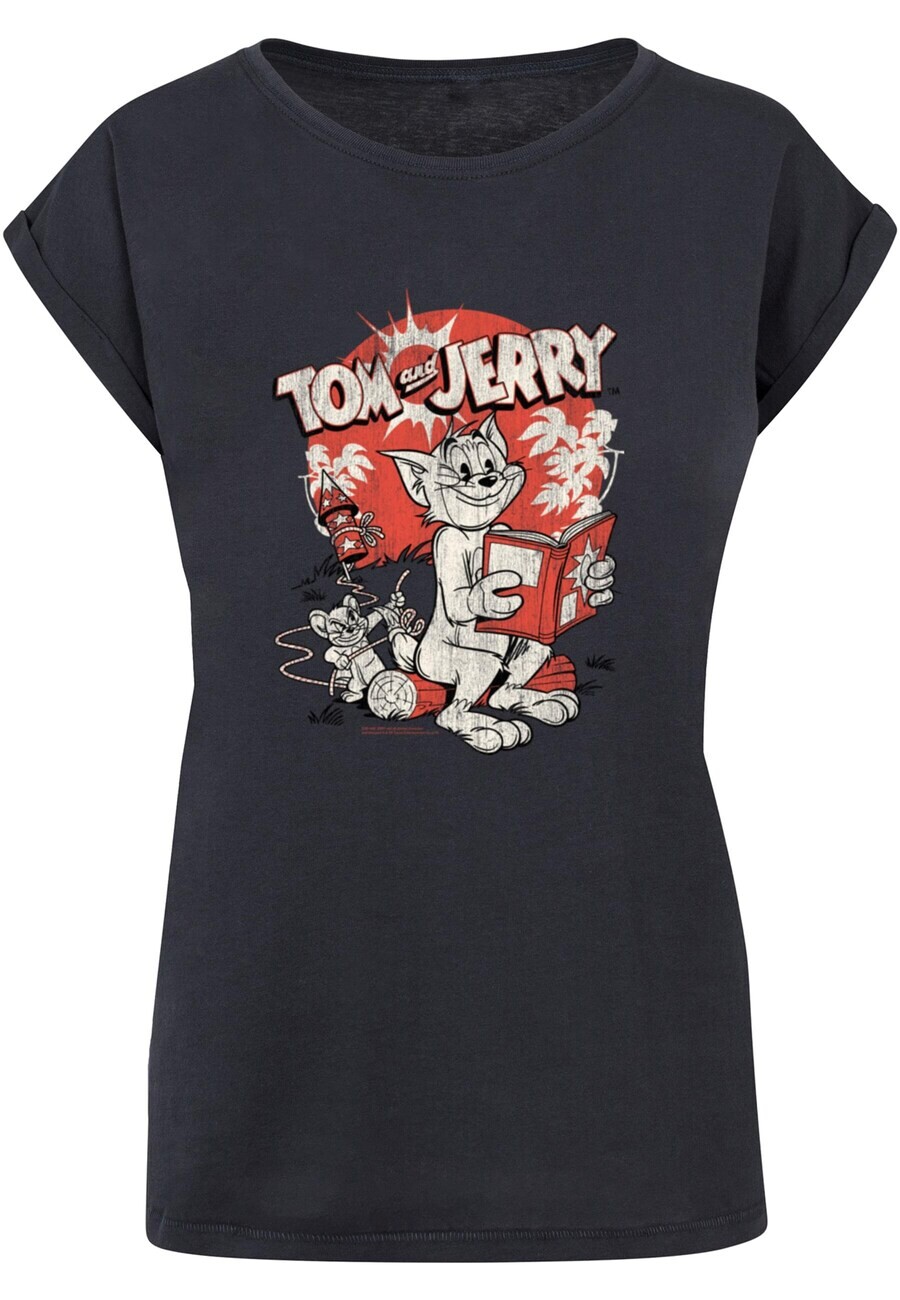 

Футболка ABSOLUTE CULT Shirt Tom and Jerry - Rocket Prank, темно-синий