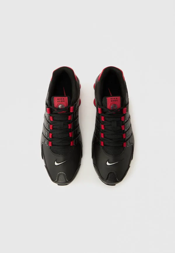 Кроссовки shox nz eu Nike Sportswear, Black/Silver-Coloured/Gym Red — фото 4
