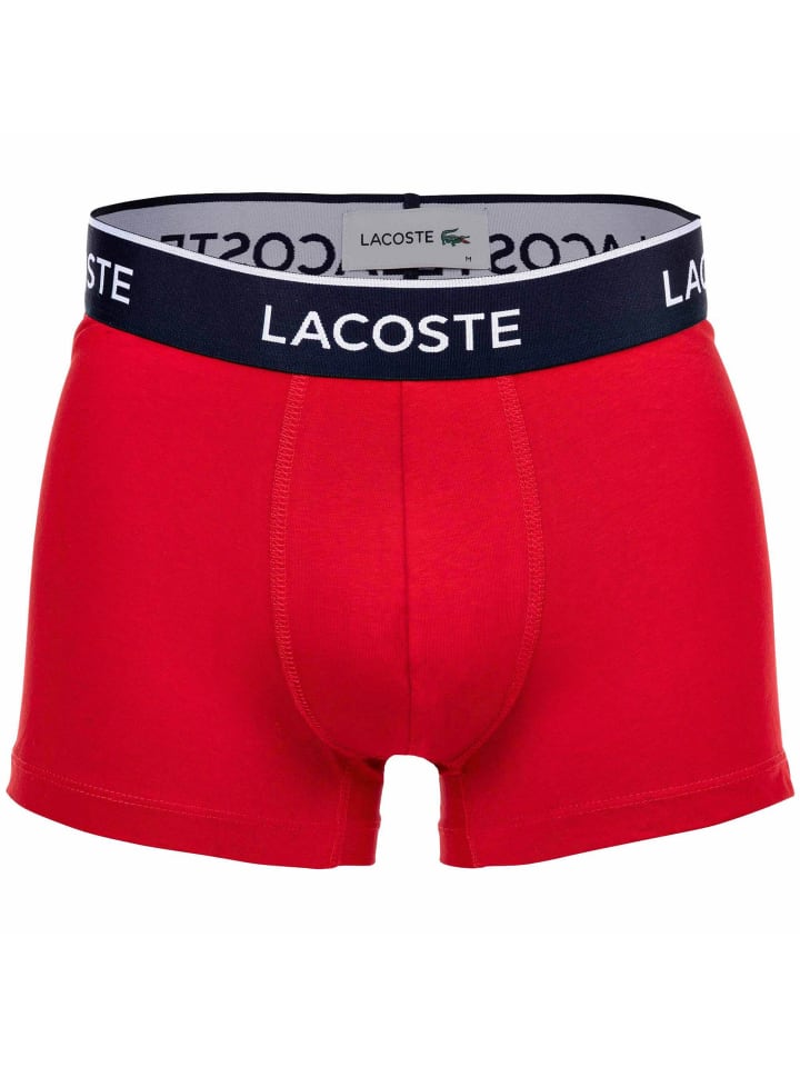 Боксерские трусы Lacoste, цвет blau/rot — фото 2